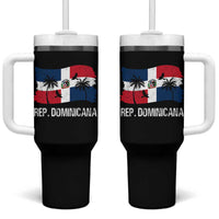 Dominican Republic Flag Tumbler With Handle Island Pride Caribbean Heritage - Wonder Print Shop