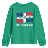 Dominican Republic Flag Youth Sweatshirt Island Pride Caribbean Heritage - Wonder Print Shop