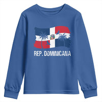 Dominican Republic Flag Youth Sweatshirt Island Pride Caribbean Heritage - Wonder Print Shop