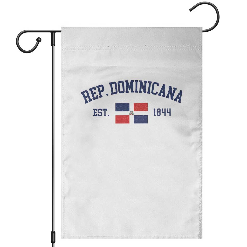 Dominican Republic Garden Flag Vintage Distressed Varsity Rep Dominicana Flag - Wonder Print Shop