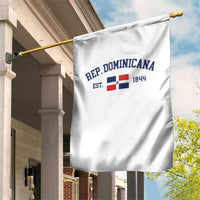 Dominican Republic Garden Flag Vintage Distressed Varsity Rep Dominicana Flag - Wonder Print Shop
