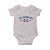 Dominican Republic Baby Onesie Vintage Distressed Varsity Rep Dominicana Flag - Wonder Print Shop