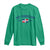 Dominican Republic Long Sleeve Shirt Vintage Distressed Varsity Rep Dominicana Flag - Wonder Print Shop