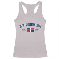 Dominican Republic Racerback Tank Top Vintage Distressed Varsity Rep Dominicana Flag - Wonder Print Shop