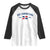 Dominican Republic Raglan Shirt Vintage Distressed Varsity Rep Dominicana Flag - Wonder Print Shop