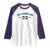 Dominican Republic Raglan Shirt Vintage Distressed Varsity Rep Dominicana Flag - Wonder Print Shop