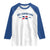 Dominican Republic Raglan Shirt Vintage Distressed Varsity Rep Dominicana Flag - Wonder Print Shop