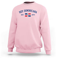 Dominican Republic Sweatshirt Vintage Distressed Varsity Rep Dominicana Flag - Wonder Print Shop