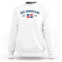 Dominican Republic Sweatshirt Vintage Distressed Varsity Rep Dominicana Flag - Wonder Print Shop