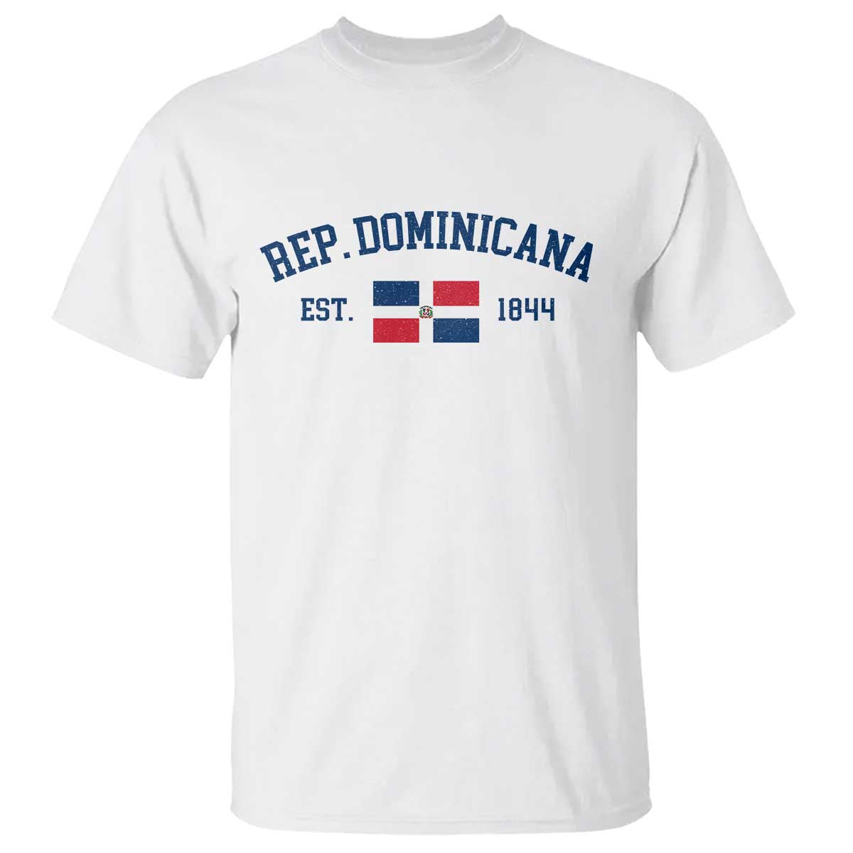 Dominican Republic T Shirt Vintage Distressed Varsity Rep Dominicana Flag - Wonder Print Shop
