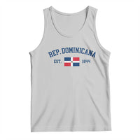 Dominican Republic Tank Top Vintage Distressed Varsity Rep Dominicana Flag - Wonder Print Shop