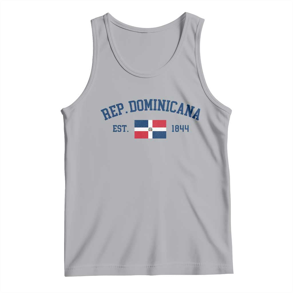 Dominican Republic Tank Top Vintage Distressed Varsity Rep Dominicana Flag - Wonder Print Shop