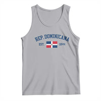 Dominican Republic Tank Top Vintage Distressed Varsity Rep Dominicana Flag - Wonder Print Shop