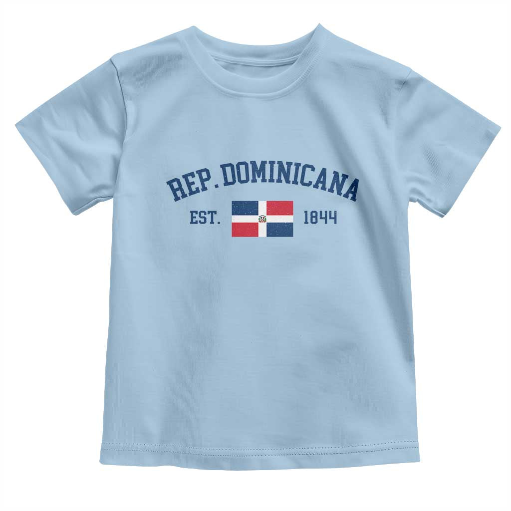 Dominican Republic Toddler T Shirt Vintage Distressed Varsity Rep Dominicana Flag - Wonder Print Shop