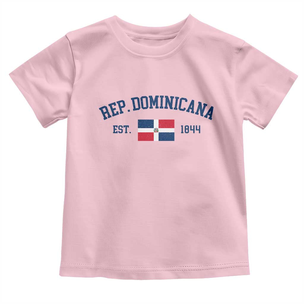 Dominican Republic Toddler T Shirt Vintage Distressed Varsity Rep Dominicana Flag - Wonder Print Shop