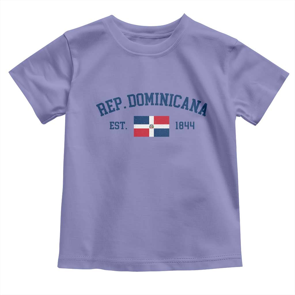 Dominican Republic Toddler T Shirt Vintage Distressed Varsity Rep Dominicana Flag - Wonder Print Shop