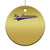 Dominican Republic Christmas Ornament Rep Dominicana Vintage Flag Baseball Script - Wonder Print Shop