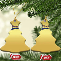 Dominican Republic Christmas Ornament Rep Dominicana Vintage Flag Baseball Script - Wonder Print Shop