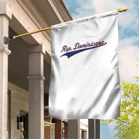 Dominican Republic Garden Flag Rep Dominicana Vintage Flag Baseball Script - Wonder Print Shop
