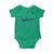 Dominican Republic Baby Onesie Rep Dominicana Vintage Flag Baseball Script - Wonder Print Shop