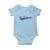 Dominican Republic Baby Onesie Rep Dominicana Vintage Flag Baseball Script - Wonder Print Shop