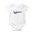 Dominican Republic Baby Onesie Rep Dominicana Vintage Flag Baseball Script - Wonder Print Shop