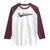 Dominican Republic Raglan Shirt Rep Dominicana Vintage Flag Baseball Script - Wonder Print Shop