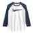 Dominican Republic Raglan Shirt Rep Dominicana Vintage Flag Baseball Script - Wonder Print Shop