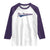 Dominican Republic Raglan Shirt Rep Dominicana Vintage Flag Baseball Script - Wonder Print Shop