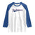 Dominican Republic Raglan Shirt Rep Dominicana Vintage Flag Baseball Script - Wonder Print Shop