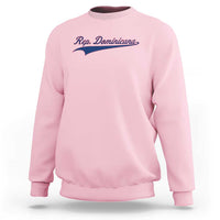 Dominican Republic Sweatshirt Rep Dominicana Vintage Flag Baseball Script - Wonder Print Shop