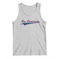 Dominican Republic Tank Top Rep Dominicana Vintage Flag Baseball Script - Wonder Print Shop