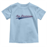 Dominican Republic Toddler T Shirt Rep Dominicana Vintage Flag Baseball Script - Wonder Print Shop