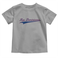 Dominican Republic Toddler T Shirt Rep Dominicana Vintage Flag Baseball Script - Wonder Print Shop