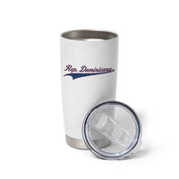 Dominican Republic Tumbler Cup Rep Dominicana Vintage Flag Baseball Script - Wonder Print Shop