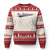 Dominican Republic Knitted Sweatshirt Rep Dominicana Vintage Flag Baseball Script - Wonder Print Shop