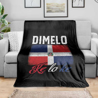 Dimelo Ke Lo Ke Dominican Republic Flag Throw Blanket - Wonder Print Shop