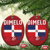Dimelo Ke Lo Ke Dominican Republic Flag Christmas Ornament - Wonder Print Shop