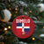 Dimelo Ke Lo Ke Dominican Republic Flag Christmas Ornament - Wonder Print Shop