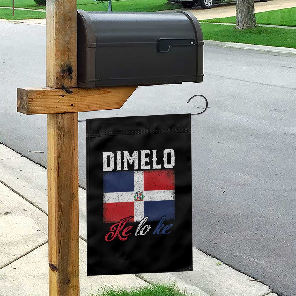 Dimelo Ke Lo Ke Dominican Republic Flag Garden Flag - Wonder Print Shop