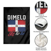 Dimelo Ke Lo Ke Dominican Republic Flag Garden Flag - Wonder Print Shop