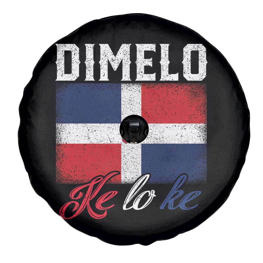 Dimelo Ke Lo Ke Dominican Republic Flag Spare Tire Cover - Wonder Print Shop