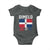 Dimelo Ke Lo Ke Dominican Republic Flag Baby Onesie - Wonder Print Shop
