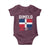 Dimelo Ke Lo Ke Dominican Republic Flag Baby Onesie - Wonder Print Shop