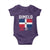 Dimelo Ke Lo Ke Dominican Republic Flag Baby Onesie - Wonder Print Shop