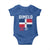 Dimelo Ke Lo Ke Dominican Republic Flag Baby Onesie - Wonder Print Shop