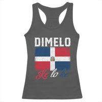 Dimelo Ke Lo Ke Dominican Republic Flag Racerback Tank Top - Wonder Print Shop