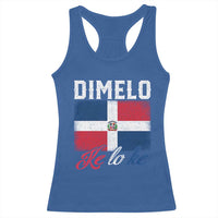 Dimelo Ke Lo Ke Dominican Republic Flag Racerback Tank Top - Wonder Print Shop
