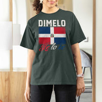 Dimelo Ke Lo Ke Dominican Republic Flag T Shirt For Women - Wonder Print Shop