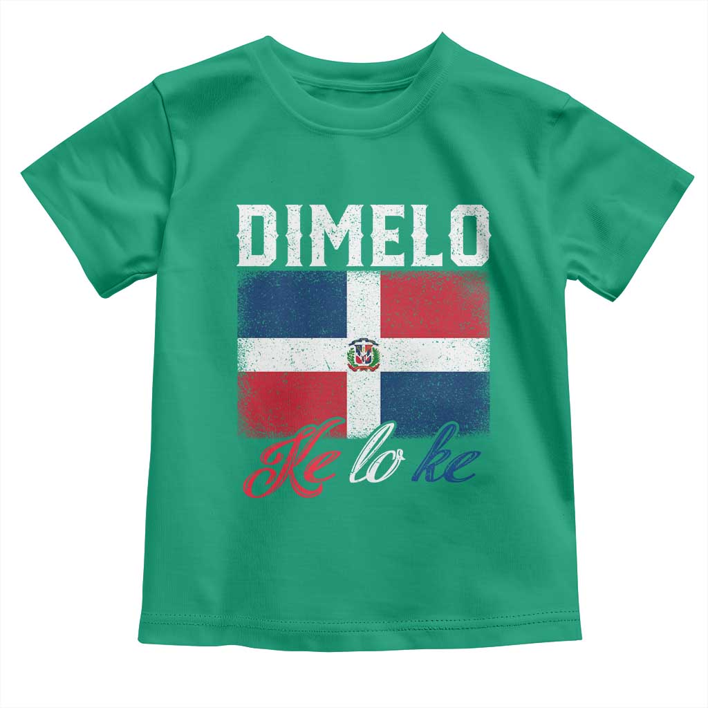 Dimelo Ke Lo Ke Dominican Republic Flag Toddler T Shirt - Wonder Print Shop
